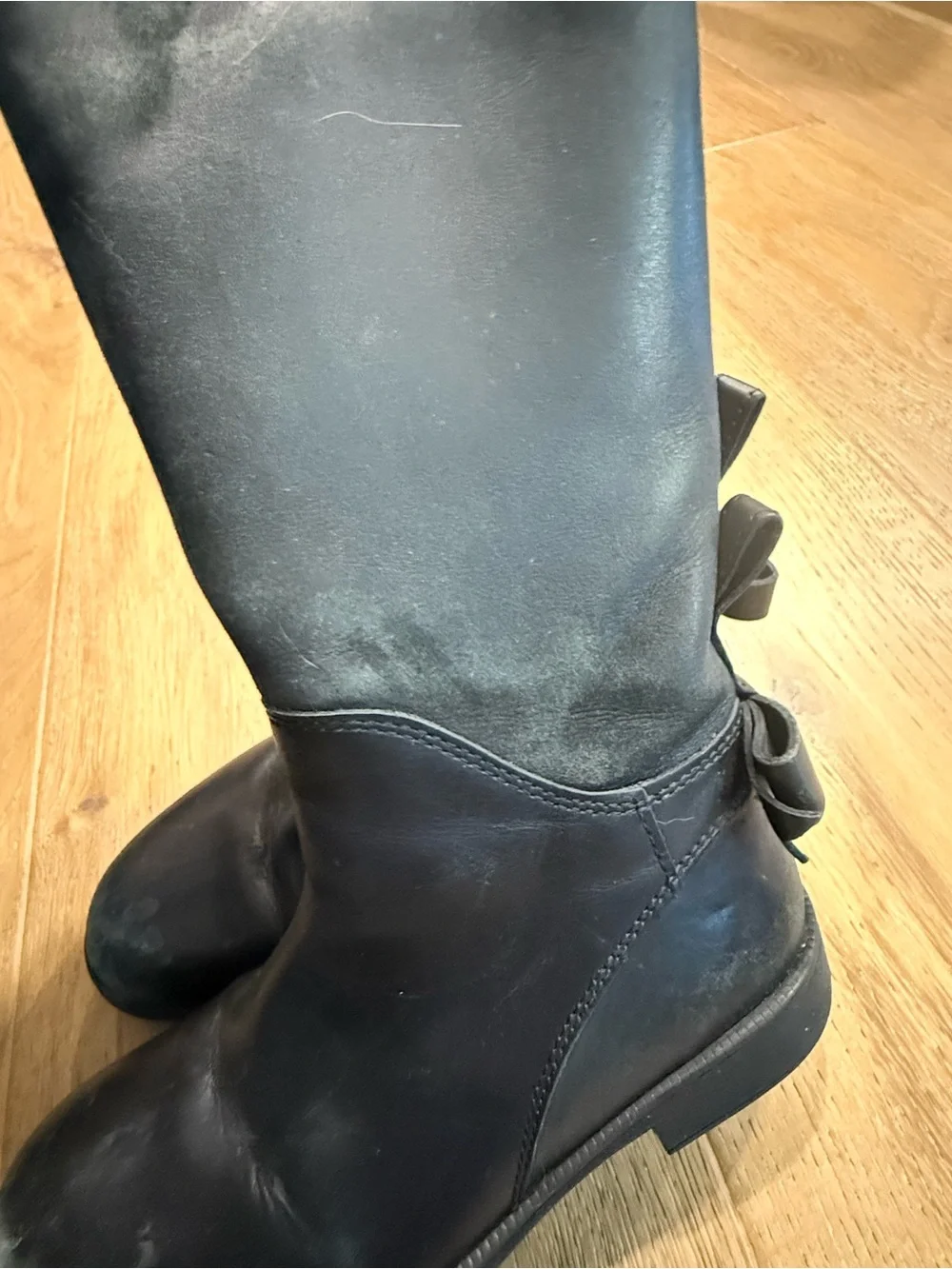 Geox Respira Black Tall Boots girls boots size 30 or size 12 toddler